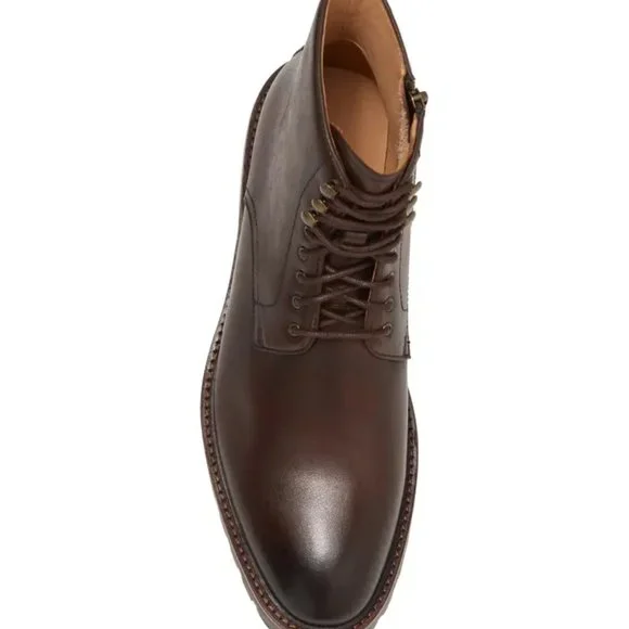 Curatore Anello Leather Boot in Brown